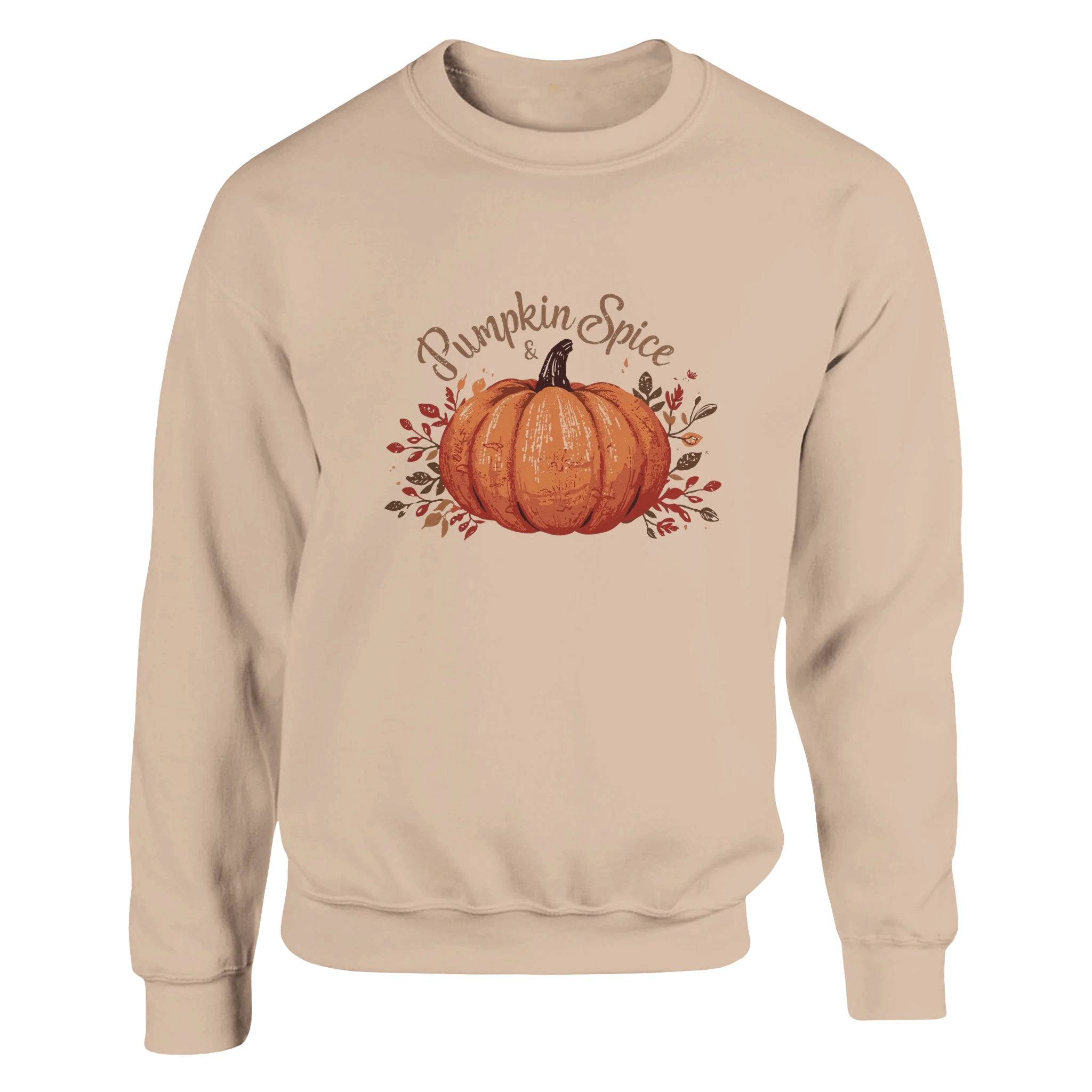 Pumpkin Spice Ivory Men Sweatshirt